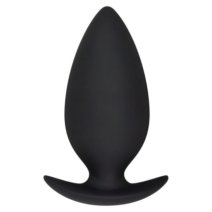 Black bubble butt plug from toy joy sex toys, designed for anal play.