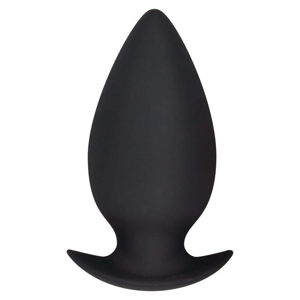 Black bubble butt plug for anal play, a pro-level sex toy from ToyJoy.