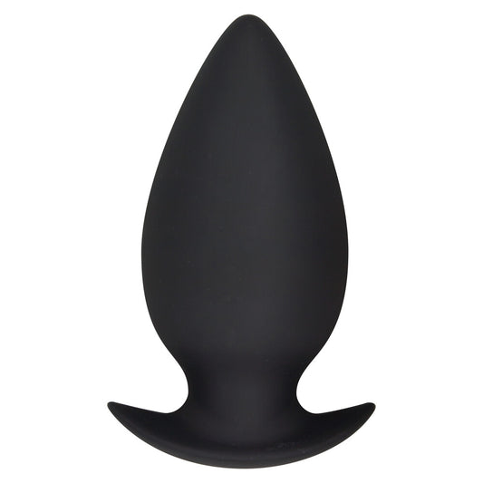 Black bubble butt plug for anal play, a pro-level sex toy from ToyJoy.