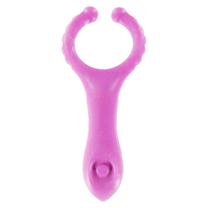 toyjoy clit-stimulating vibrating love ring in a smooth, pleasure-positive design for couples.