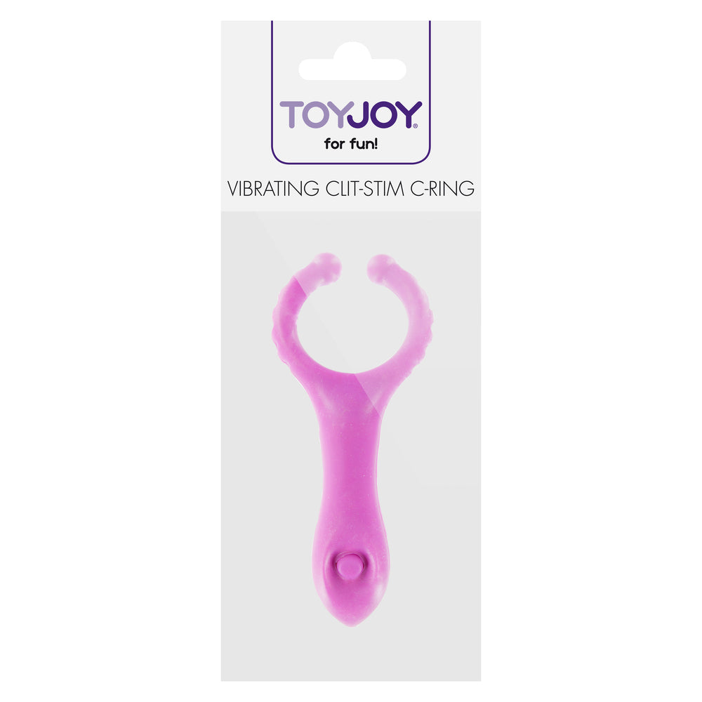 ToyJoy vibrating c-ring in soft silicone, designed to enhance pleasure during lovemaking