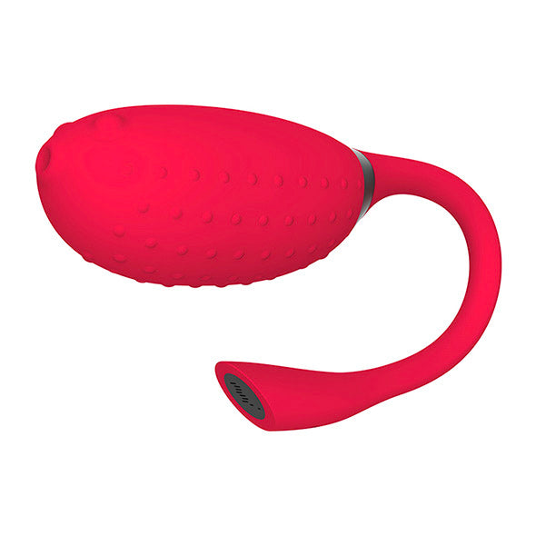 Magic Motion fugu red vibe with remote control for thrilling clitoral stimulation.