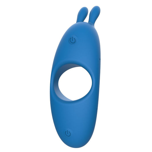 Two-tone metal alloy cring vibrator for couples, part of the designer edition range.