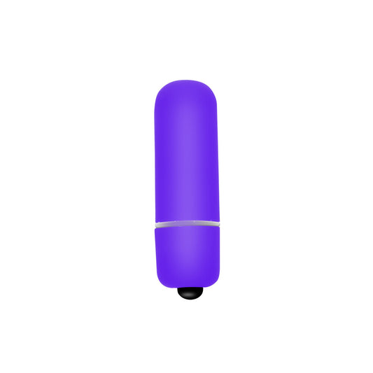 A funky purple mini vibrator from toy joy, perfect for discreet fun and exploration.