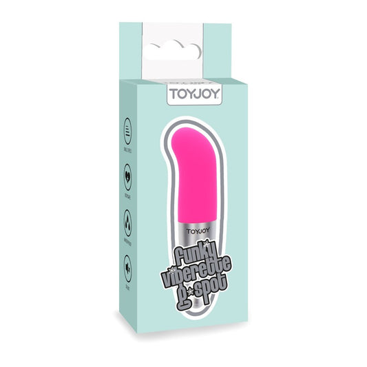 Close-up of a violet coloured, small vibrator, a funky personal pleasure toy.