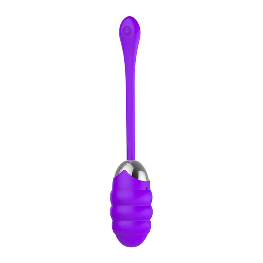 ToyJoy vibrating love egg, a smooth, pale pink pleasure toy for solo fun.