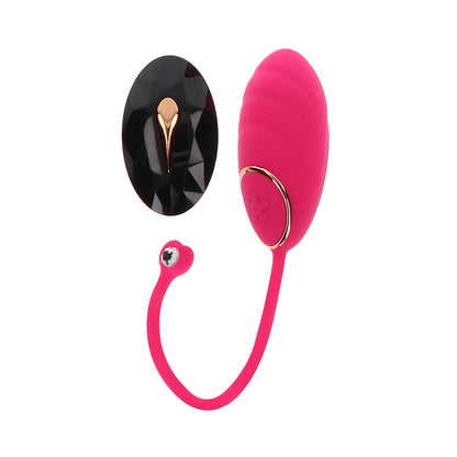 Smooth, lilac ToyJoy Ivy Lily vibrating egg with remote control for intimate pleasure.