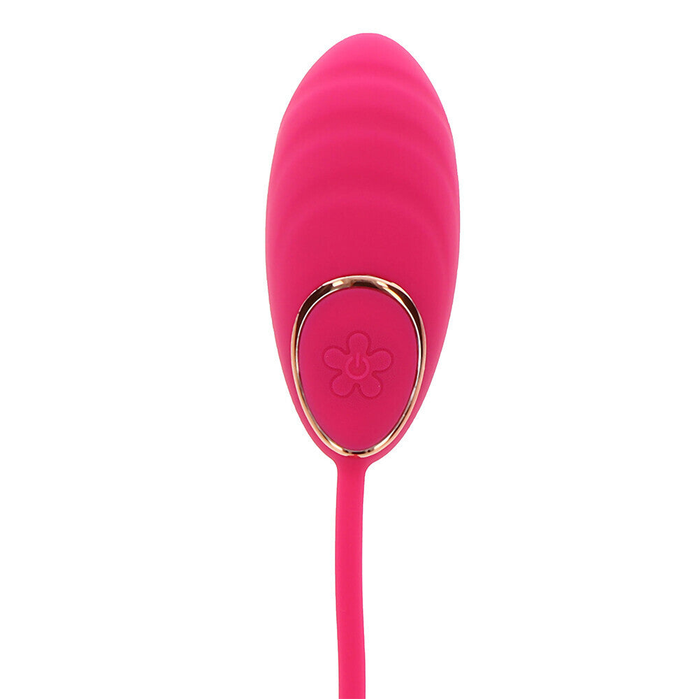 toyjoy ivy lily vibrating egg sex toy remote control purple smooth finish