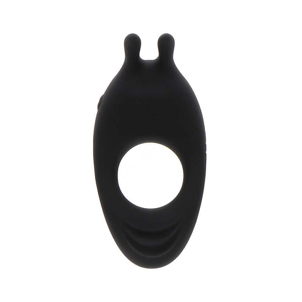 ivy lotus vibrating cock ring by toy joy sex toys, purple silicone love ring