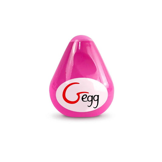 Gegg masturbator in a playful pink hue, designed for solo pleasure by g vibe.