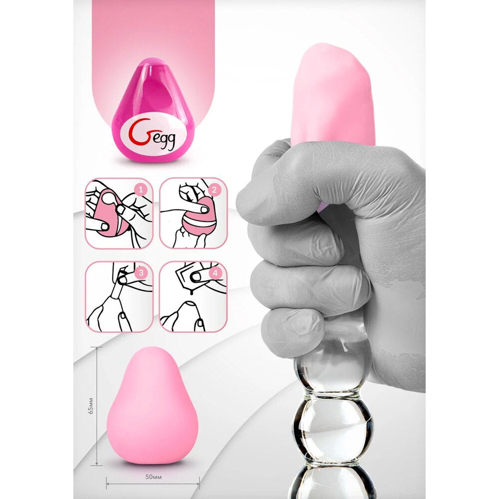 G Vibe GEgg masturbator in a vibrant pink shade, offering intimate pleasure.