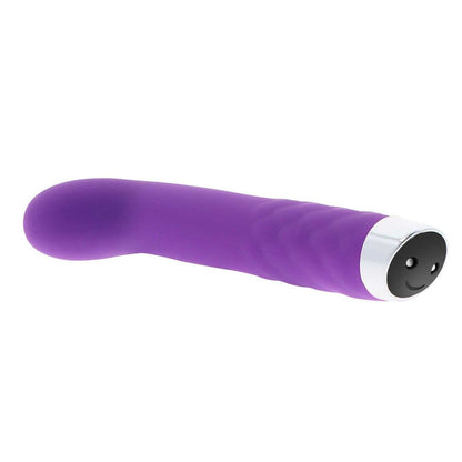 Toy joy mini g-spot vibrator in purple, a petite and sensual pleasure device.