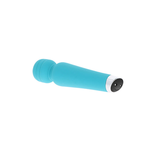 ToyJoy Happiness Mini Wand massager in a cute and playful design, ready for fun.