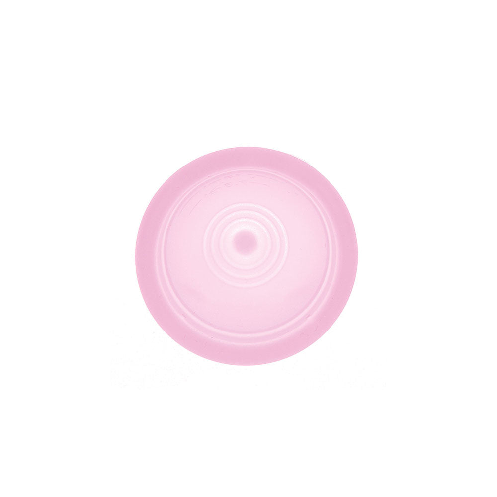 Two small, soft menstrual cups for comfortable and sustainable personal hygiene use.