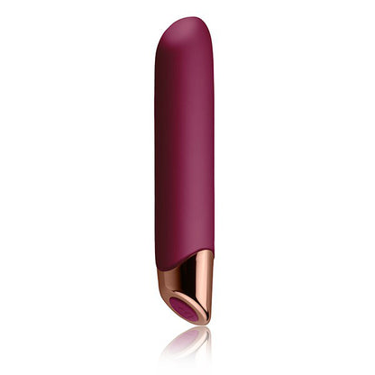 Burgundy chaiamo vibrator from rocks off, rechargeable and sleek for intimate pleasure.