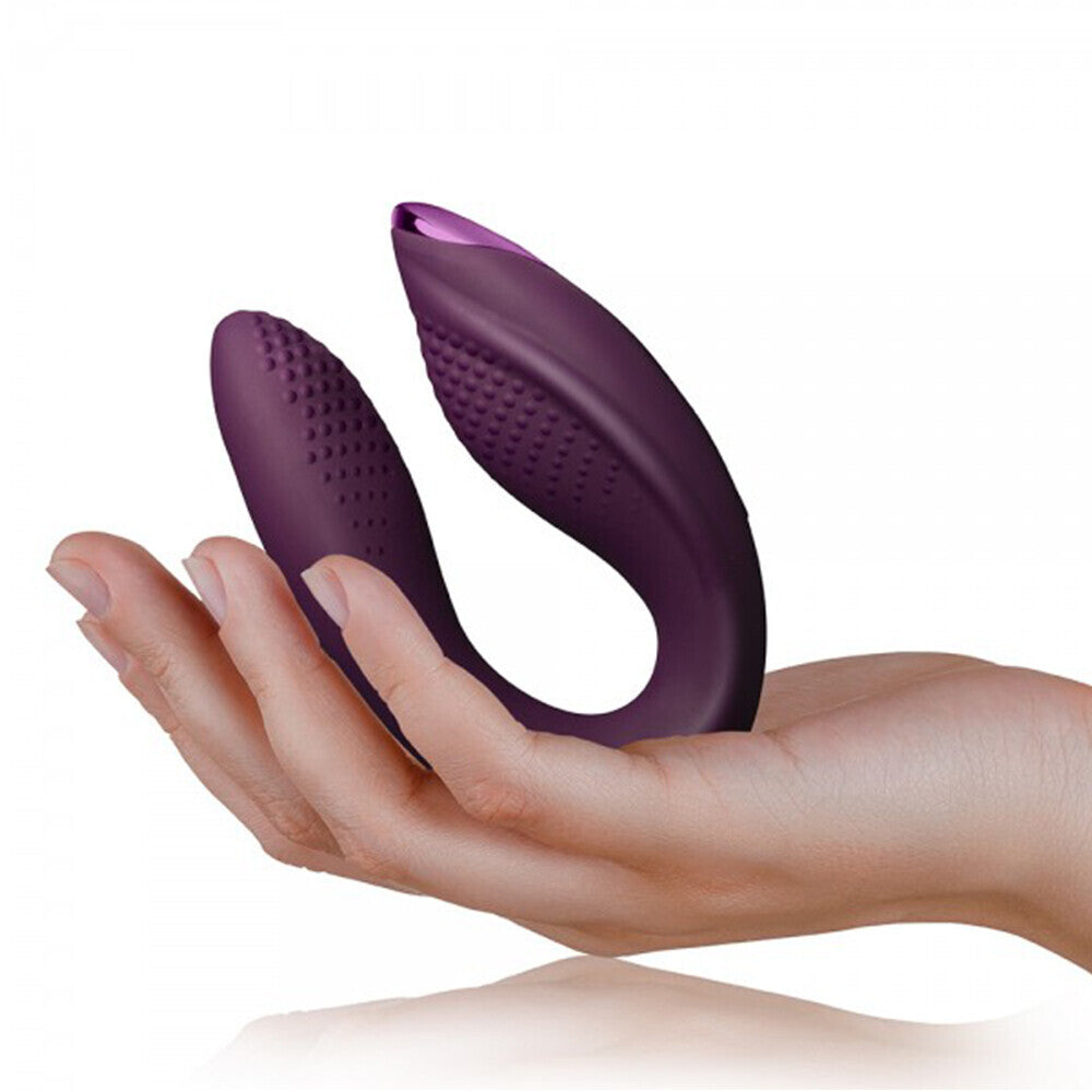 Purple Rocks Off Rock Chick Diva vibrator for clitoral and G-spot stimulation.