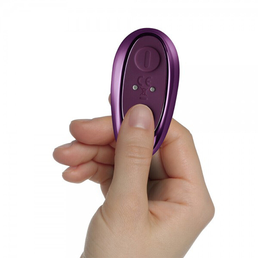 rocks off rock chick diva vibrator, purple silicone with curved tip for g-spot stimulation