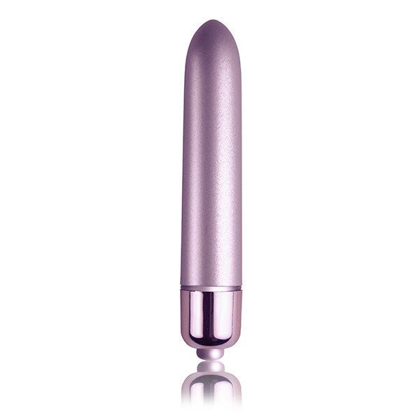 Soft lilac pleasure toy with a velvety texture, ideal for intimate exploration.