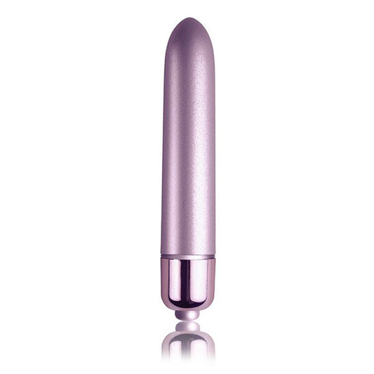 Soft lilac pleasure toy with a velvety texture, ideal for intimate exploration.