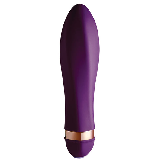 Purple rocks off twister vibrator with ten different settings, offering varied sensations.