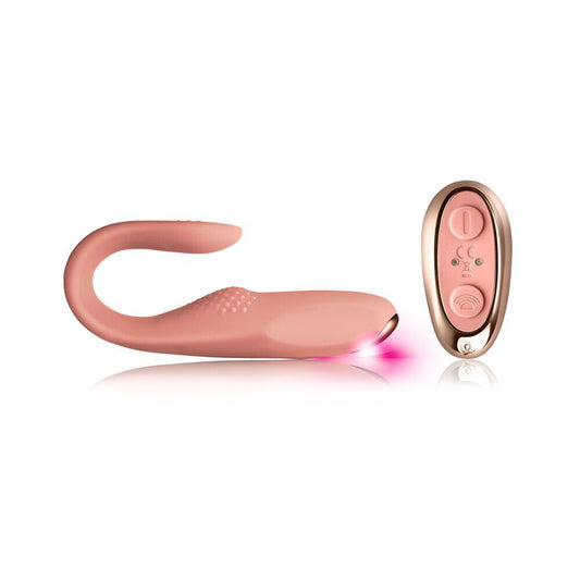 Rocks Off pink two vibe vibrator, a flexible pleasure device for intimate enjoyment.