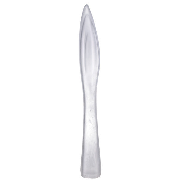 The ffister by doc johnson, a medical instrument in a shiny metal finish.