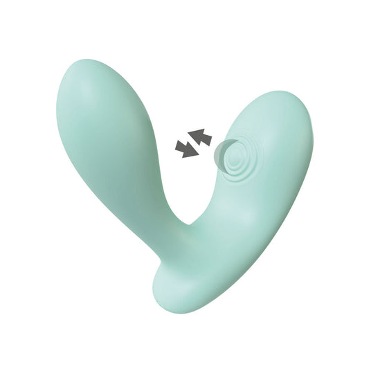 The Xocoon DuoVibe II tapping vibrator in a smooth, ergonomic design for g-spot stimulation.
