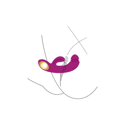 The xocoon harmony dual touch vibrator in a smooth, ergonomic design for g-spot stimulation.