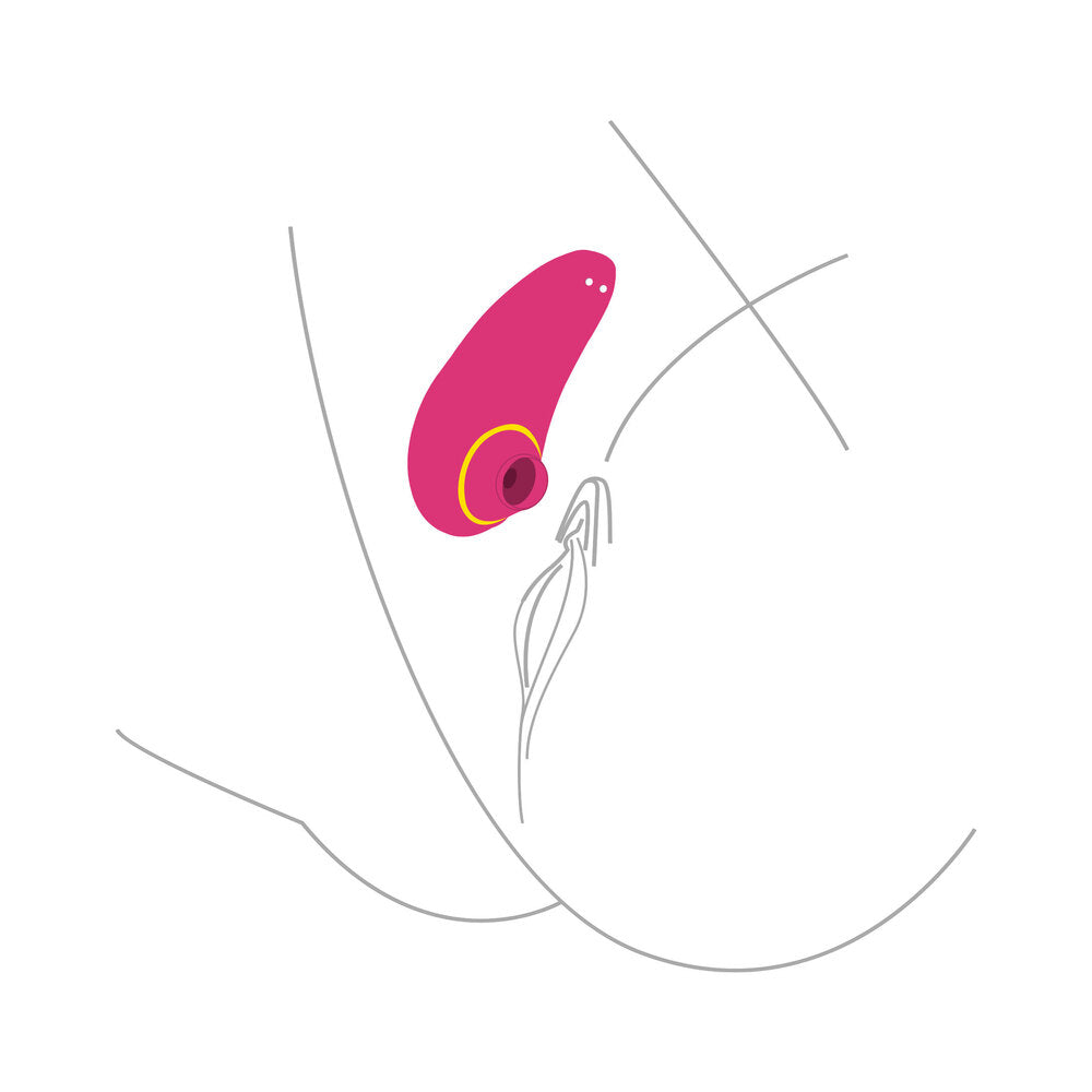 Clitoral vibrator with a smooth, curved design, perfect for intimate stimulation and pleasure.