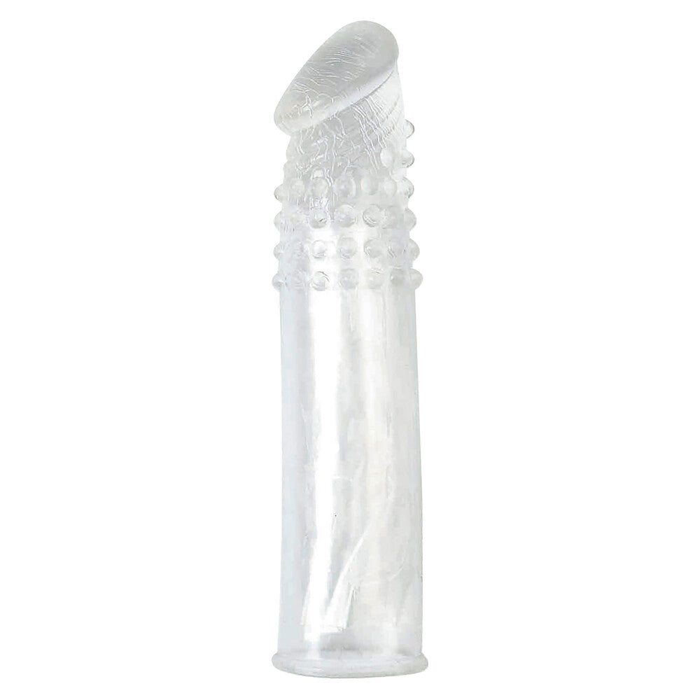 Seven Creations clear soft penis extender from Lidl for a bit of extra fun.