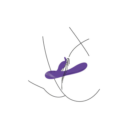 Xocoon bunny vibrator with g-spot stimulator, a velvety soft toy for intimate pleasure.