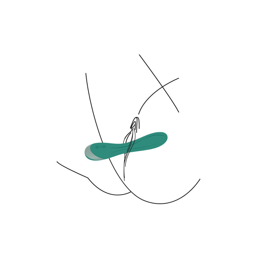 Curvaceous g-spot vibrator in a soft-touch material, designed for pleasure and exploration.