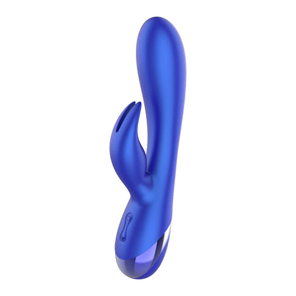 Xocoon bunny vibrator with g-spot stimulator in a smooth, skin-safe silicone material.