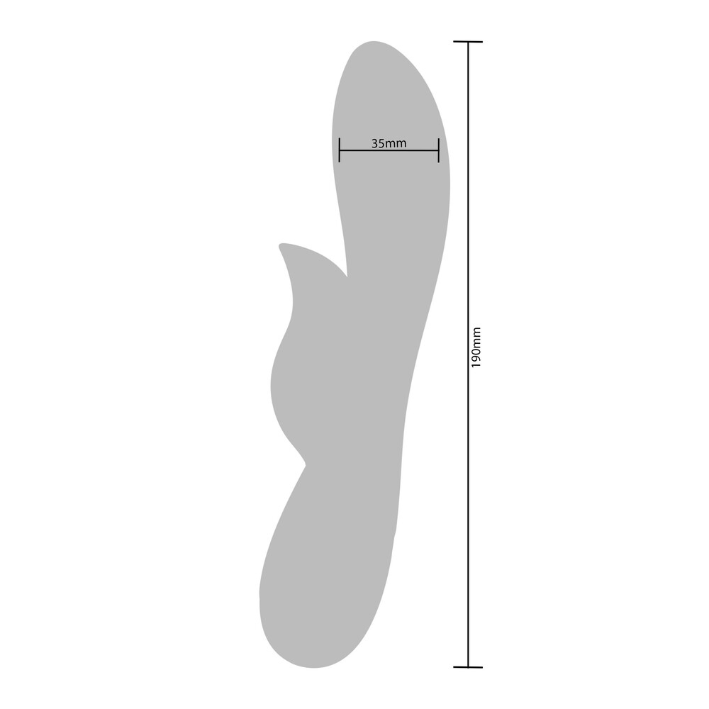 A curvaceous clitoral and g-spot vibrator in a dusky rose colour, made for pleasure.
