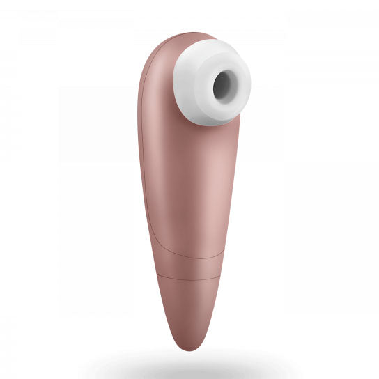 Satisfyer 1 clitoral vibrator in a sleek, smooth design for ultimate pleasure and stimulation.