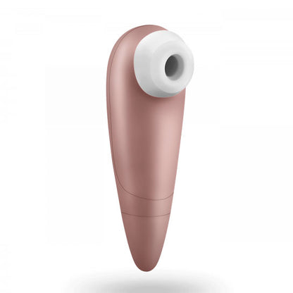 Satisfyer 1 clitoral vibrator in a sleek, smooth design for ultimate pleasure and stimulation.