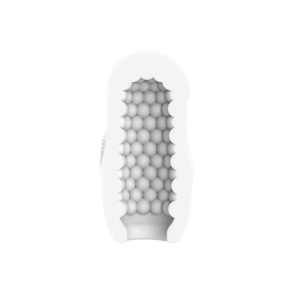 ToyJoy Hero Medium Masturbator Swirl, a textured stroker with a swirling design.