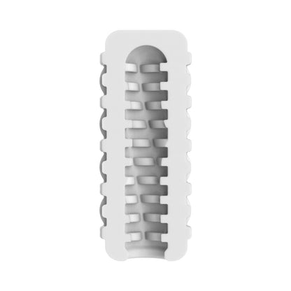Large, textured masturbator for men in neutral colour, a Toy Joy Sex Toys offering.