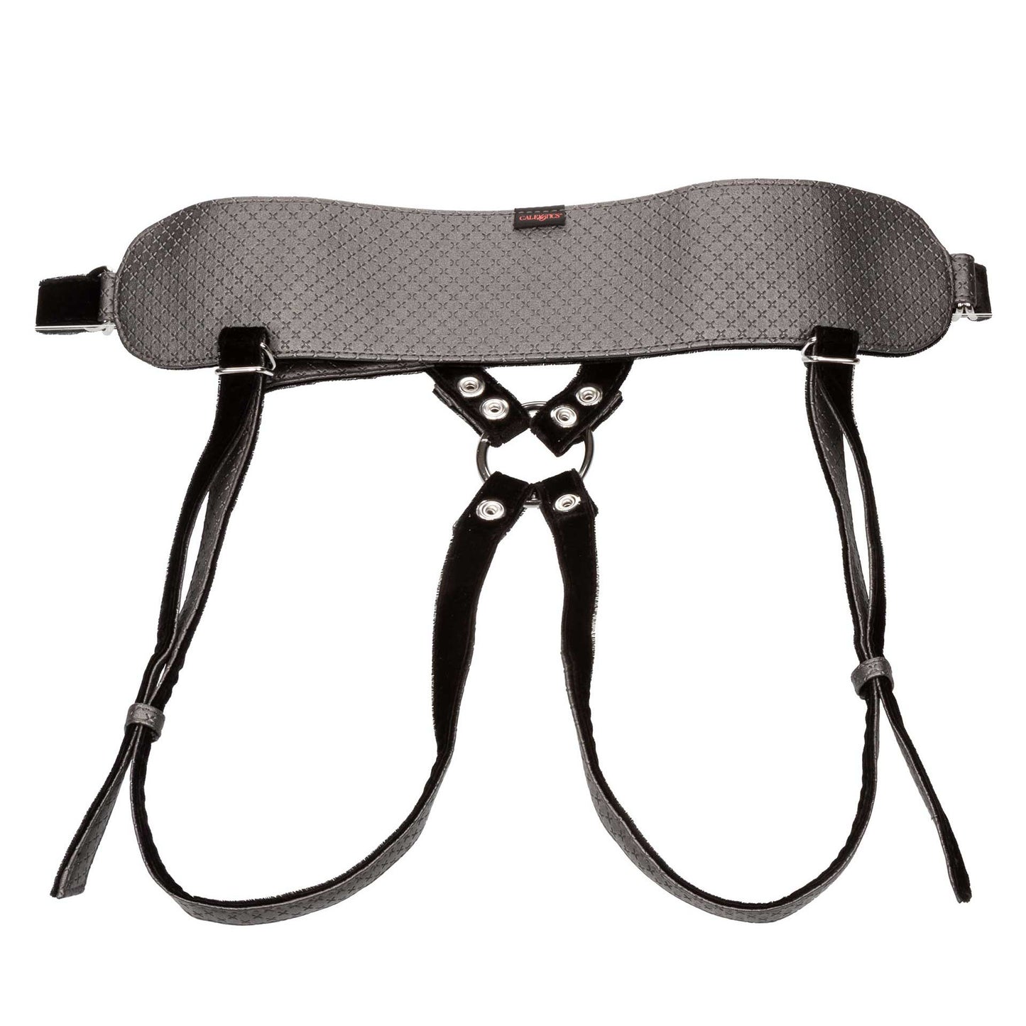The royal sensual set crotchless strap on harness with probe attachment, for adventurous play.