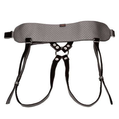 The royal sensual set crotchless strap on harness with probe attachment, for adventurous play.