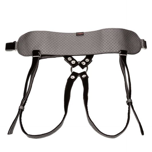 The royal ultrasoft set crotchless strap on with gprobe, a pleasure-focused marital aid.