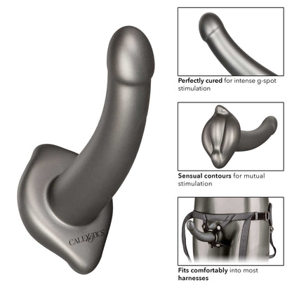 California Exotic royal ultra soft crotchless strap on with gprobe for adventurous play.