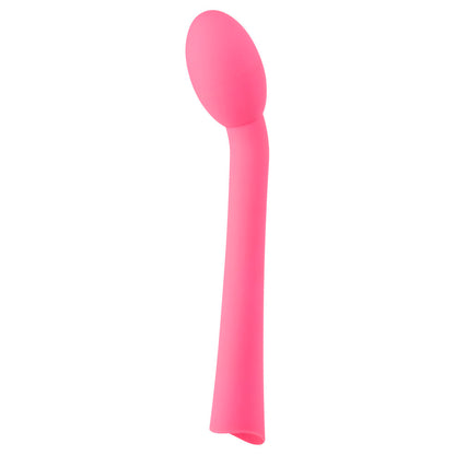 Close-up of a sleek, purple, rechargeable g-spot vibrator with a smooth, ergonomic design.