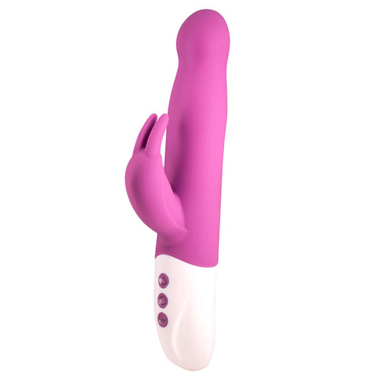 Seven Creations rechargeable rotating rabbit vibrator in a vibrant, playful bunny design.