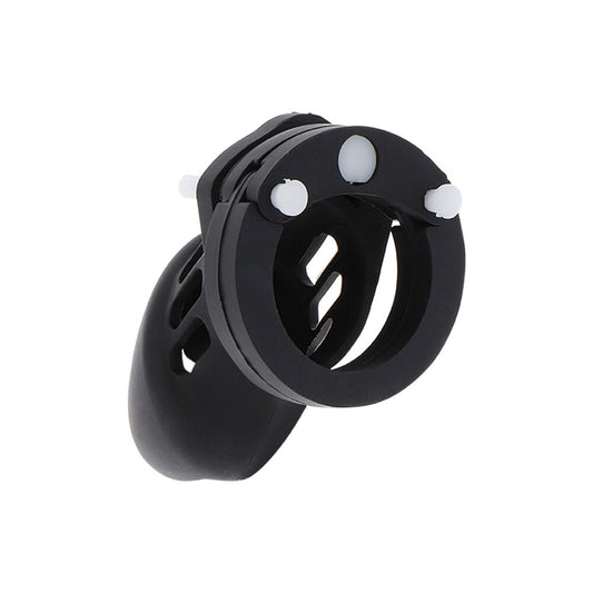 silicone cock cage in grey for male chastity, a hidden desire product
