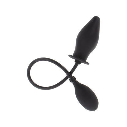 hidden desire extreme advanced inflatable butt plug for anal play, flesh-toned silicone