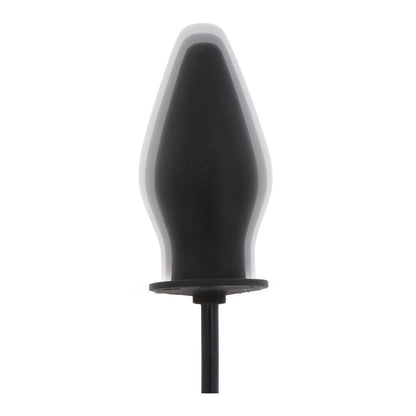 Hidden Desire extreme advanced inflatable butt plug, pale pink silicone, for anal play.