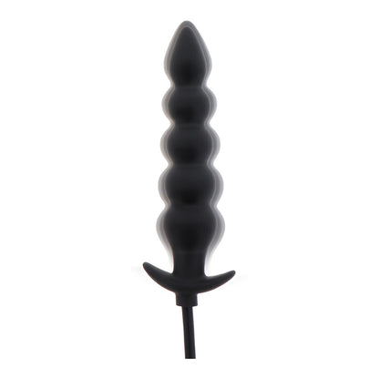 Hidden Desire inflatable ribbed anal plug, advanced design for extreme intimate pleasure.
