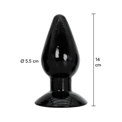 Large, sparkly purple butt plug with a smooth, rounded shape for ultimate pleasure.