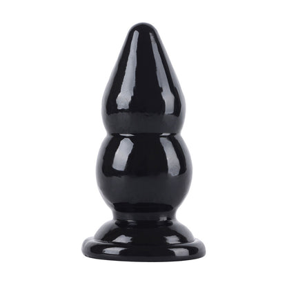 Hidden Desire Extreme Balls butt plug, a shiny chrome finish, six point six inches.
